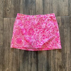 Lily Pulitzer Pink Patterned Skirt